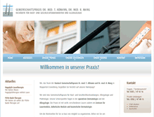 Tablet Screenshot of hautarzt-cronenberg.de